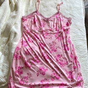 Pink Night Slip Dress